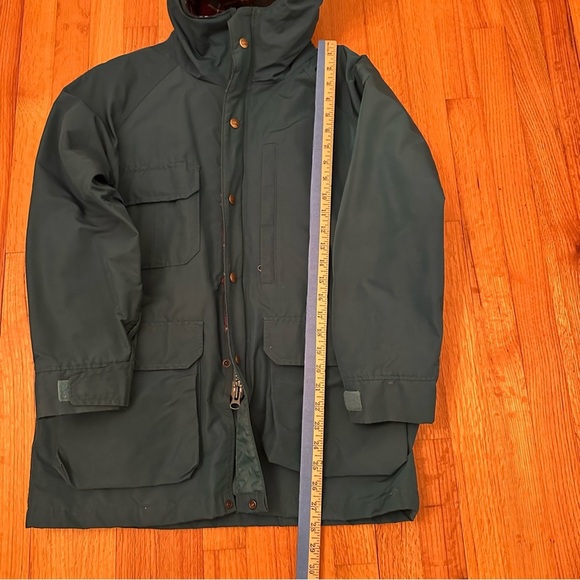 WOOLRICH Flannel Lined Full Zip Hooded Jacket 90s Women’s M - Picture 9 of 15